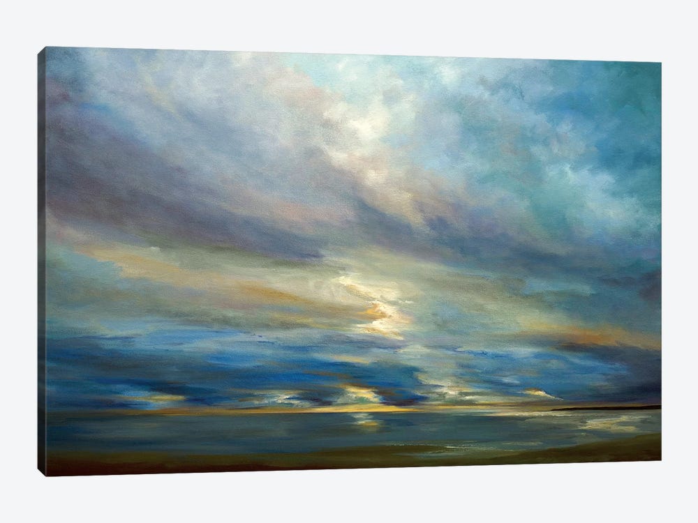 Clouds On The Bay I by Sheila Finch 1-piece Canvas Artwork