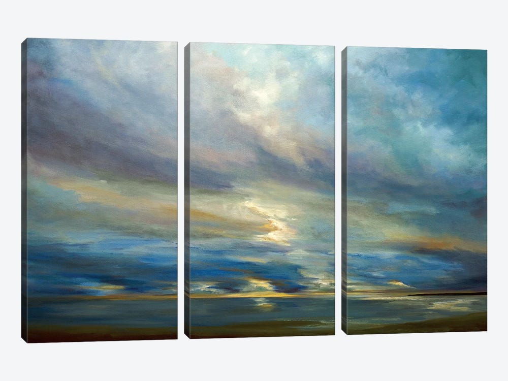 Clouds On The Bay I 3-piece Canvas Artwork
