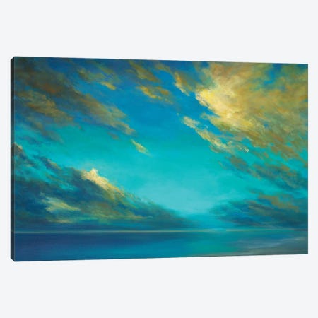 Coastal Cloudscape Canvas Print #SHE64} by Sheila Finch Canvas Art