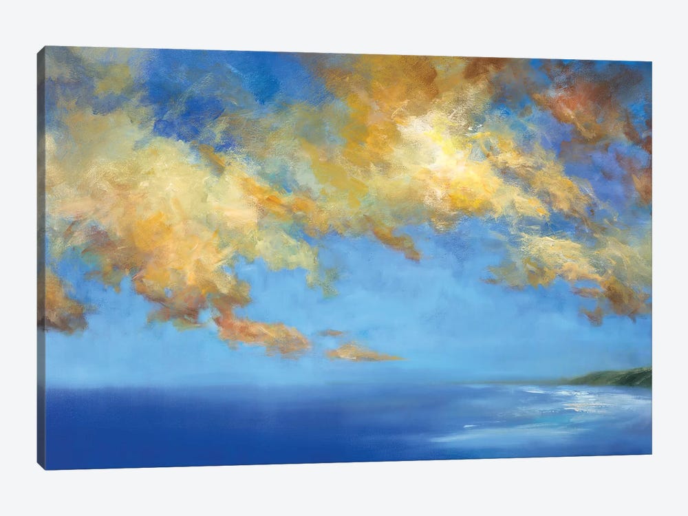 Golden Cloudscape by Sheila Finch 1-piece Canvas Artwork