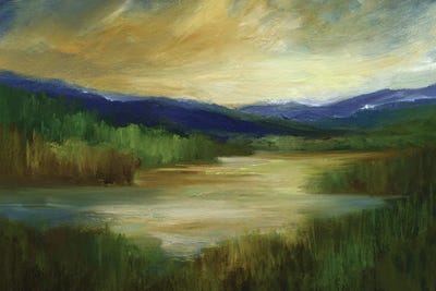 Ancient Retreat by Sheila Finch framed wall art