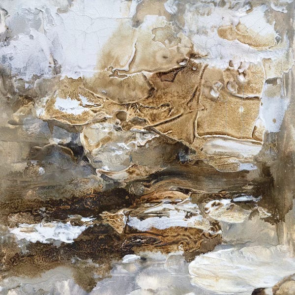 Gold Abstract Art: Gilt Sandstone II by Scherrer Finch