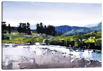 Montana River Canvas Art Print