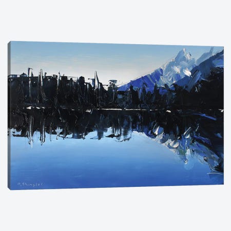 Reflections At Lake Marion Canvas Print #SHG30} by David Shingler Canvas Artwork