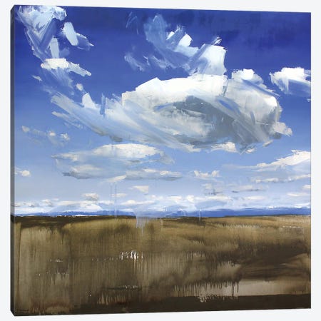 Wyoming Clouds Canvas Print #SHG41} by David Shingler Canvas Print