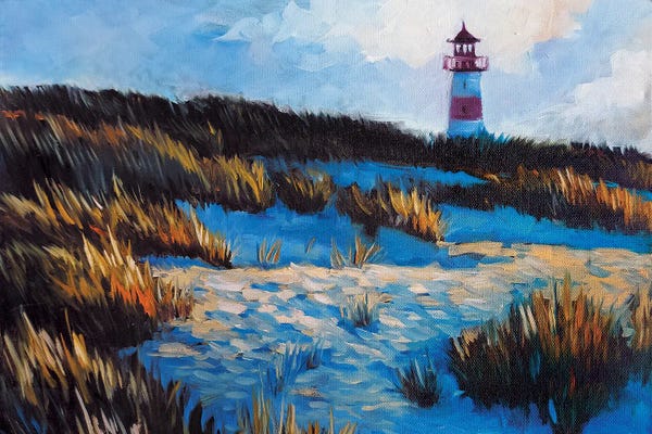 Lana Shamshurina: Lonely Lighthouse by Lana Shamshurina