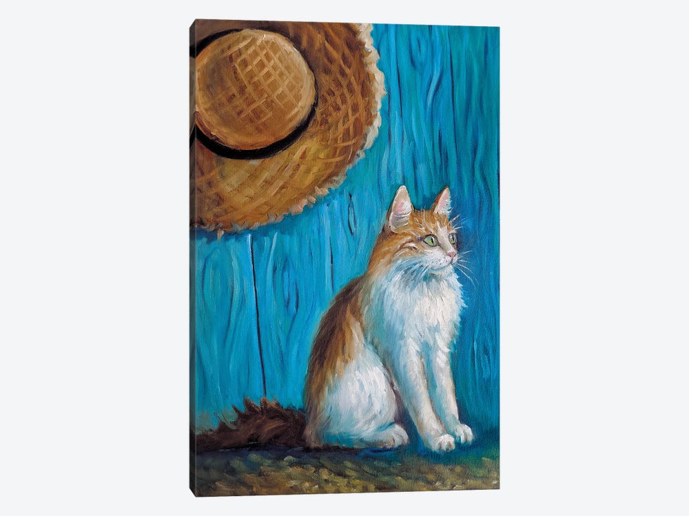 Van Gogh's Cat 1-piece Canvas Artwork