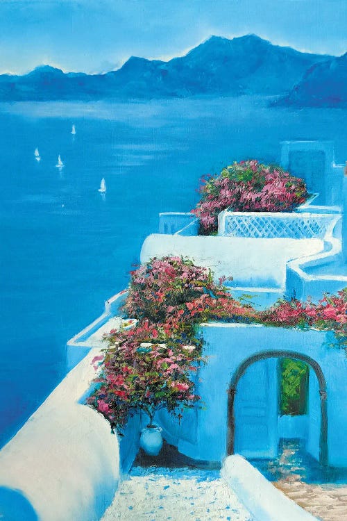 Santorini by Lana Shamshurina wall art