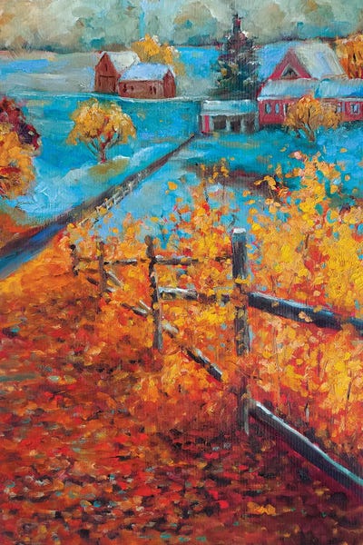 First Snow by Lana Shamshurina canvas print