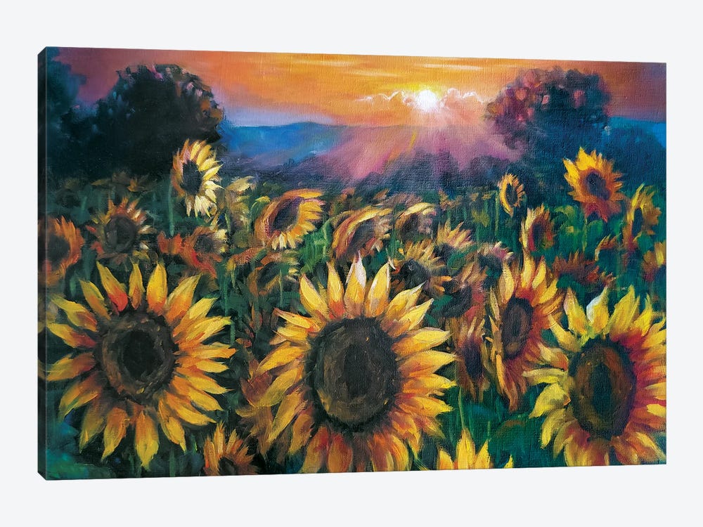 Sunflowers Field by Lana Shamshurina 1-piece Art Print
