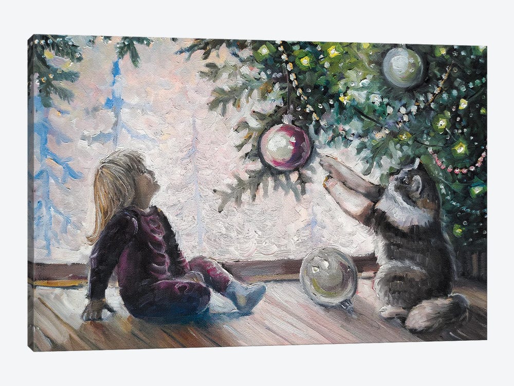 Christmas Morning by Lana Shamshurina 1-piece Canvas Art