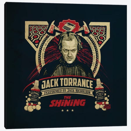 Jack Torrance Canvas Print #SHI13} by Shinewall Canvas Art