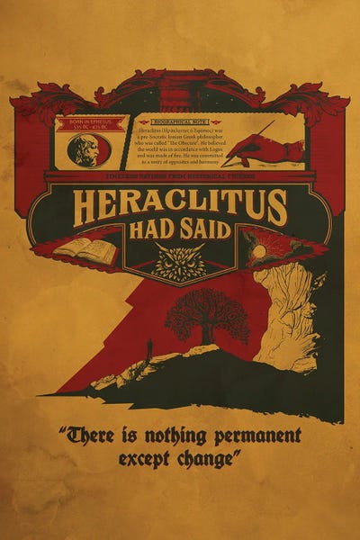 Heraclitus by Shinewall gallery poster