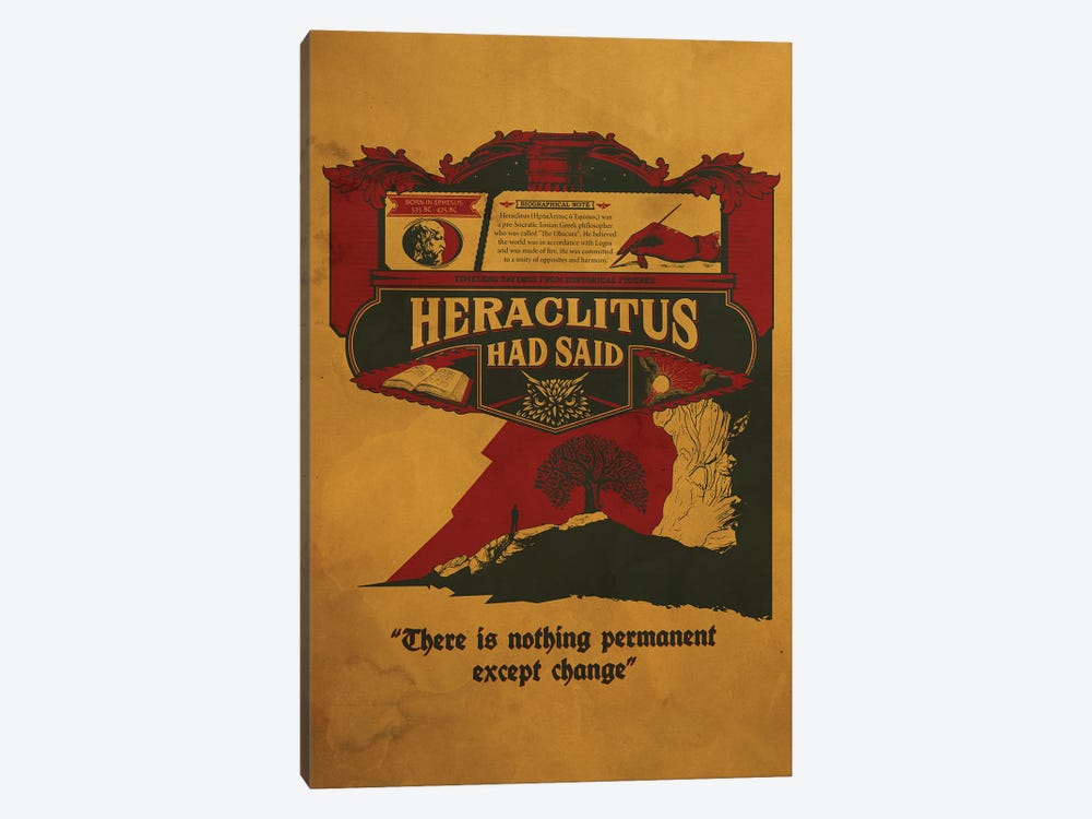 Heraclitus by Shinewall 1-piece Canvas Print