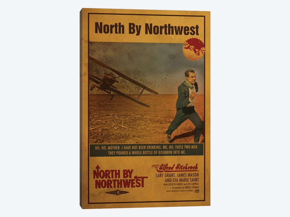 North By Northwest by Shinewall 1-piece Canvas Wall Art