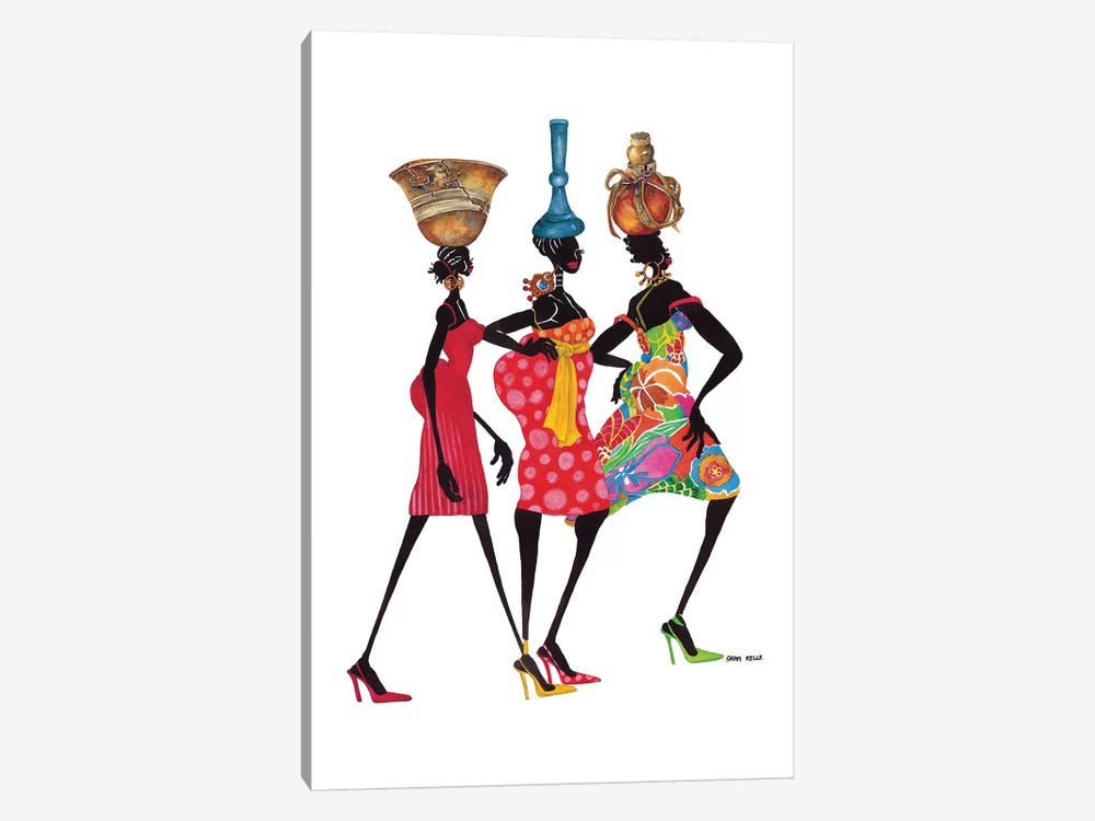 To Market by Shan Kelly 1-piece Art Print