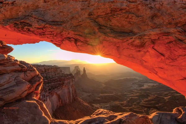 Bill Sherrell: Fiery Sunrise by Bill Sherrell