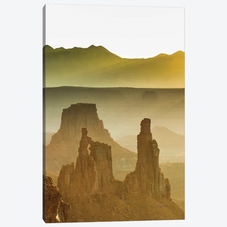 Golden Spires And Mesas Canvas Print #SHL118} by Bill Sherrell Canvas Print
