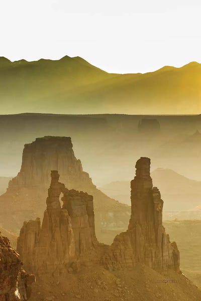 Bill Sherrell: Golden Spires And Mesas by Bill Sherrell