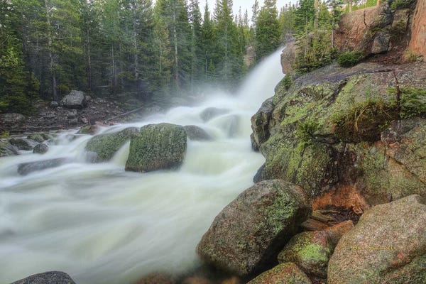 Bill Sherrell: Horizontal Alberta Falls by Bill Sherrell