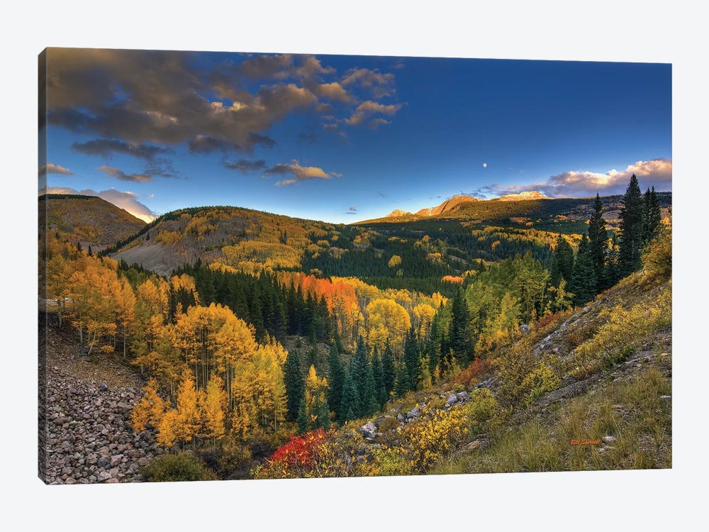 Morning Glory At Coal Bank Pass by Bill Sherrell 1-piece Canvas Print
