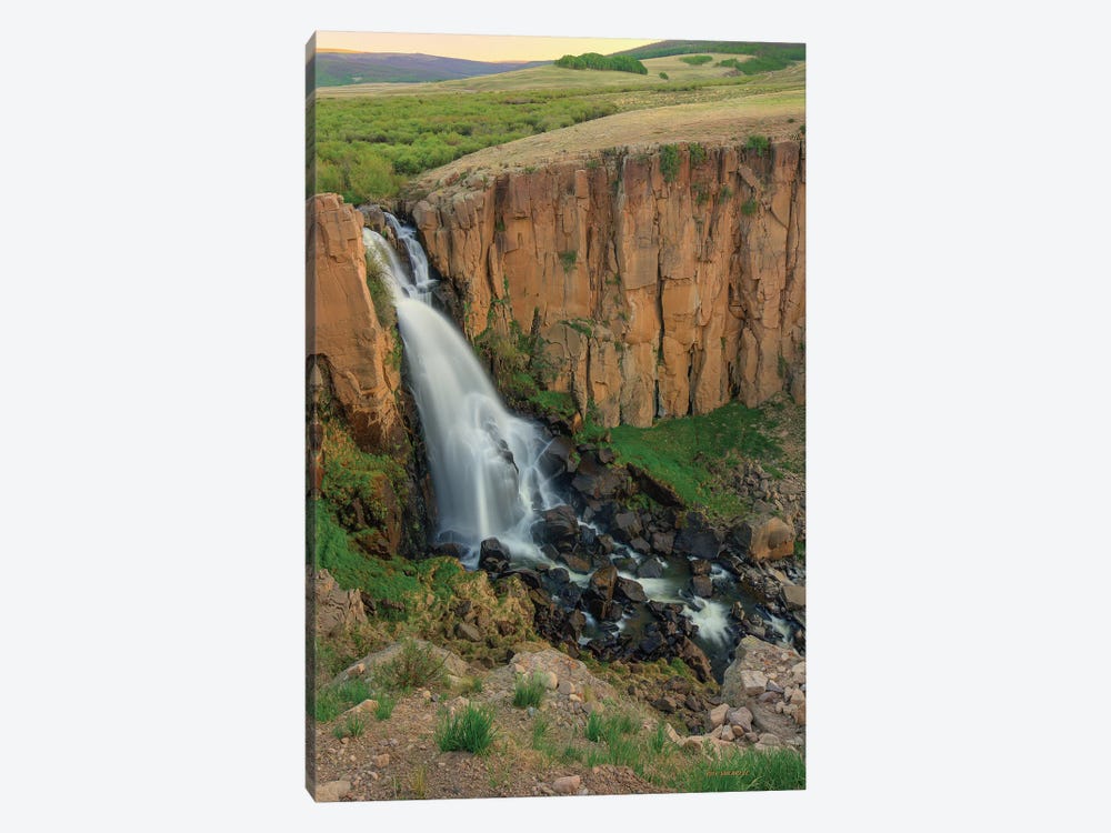 North Clear Creek Falls by Bill Sherrell 1-piece Canvas Art Print
