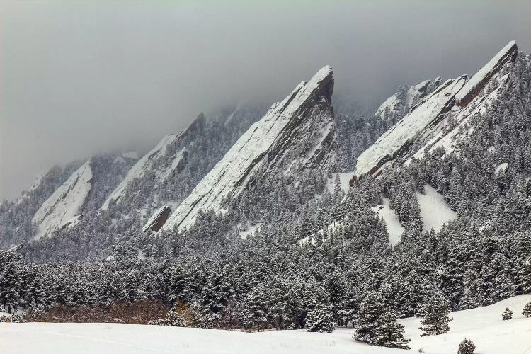 Snow On The Flatirons