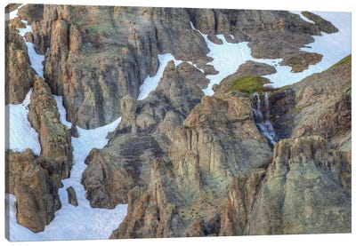 Snowmelt Canvas Art Print - Rock Art