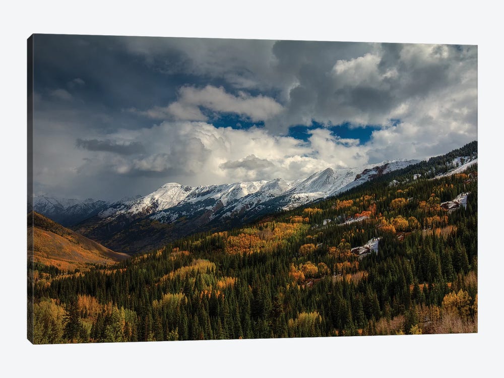 Storm Over Red Mountain Pass by Bill Sherrell 1-piece Canvas Print