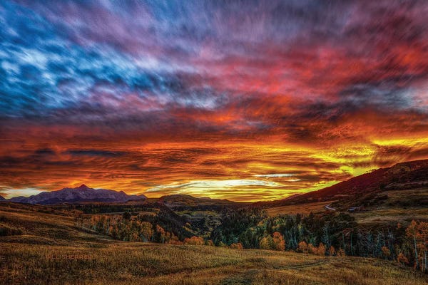 Mountain Sunrises & Sunsets: A Sunset To Remember by Bill Sherrell