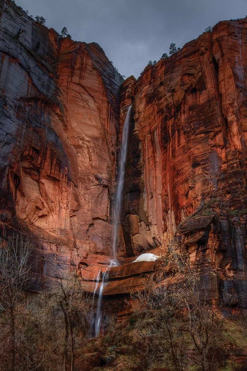 Waterfall Beauty At Zion by Bill Sherrell wall art