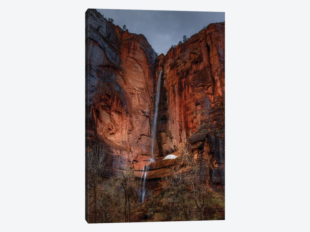 Waterfall Beauty At Zion by Bill Sherrell 1-piece Art Print