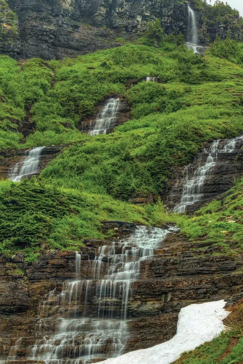 Waterfalls by Bill Sherrell wall art
