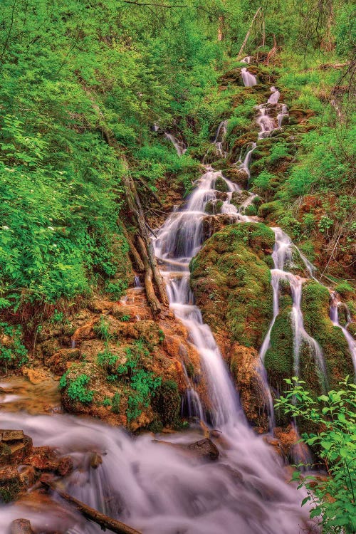 Waterfalls In Paradise by Bill Sherrell wall art
