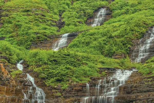 Bill Sherrell: Waterfall Encounter by Bill Sherrell