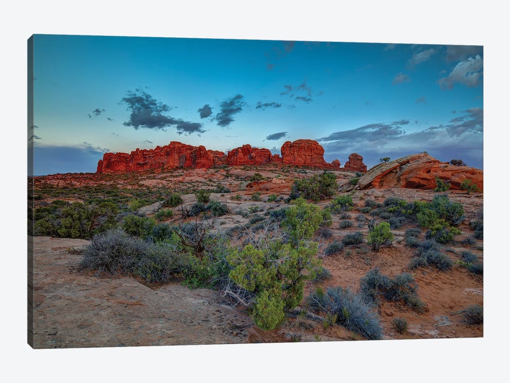 A Utah Rock And Glow Sunset 1-piece Canvas Artwork