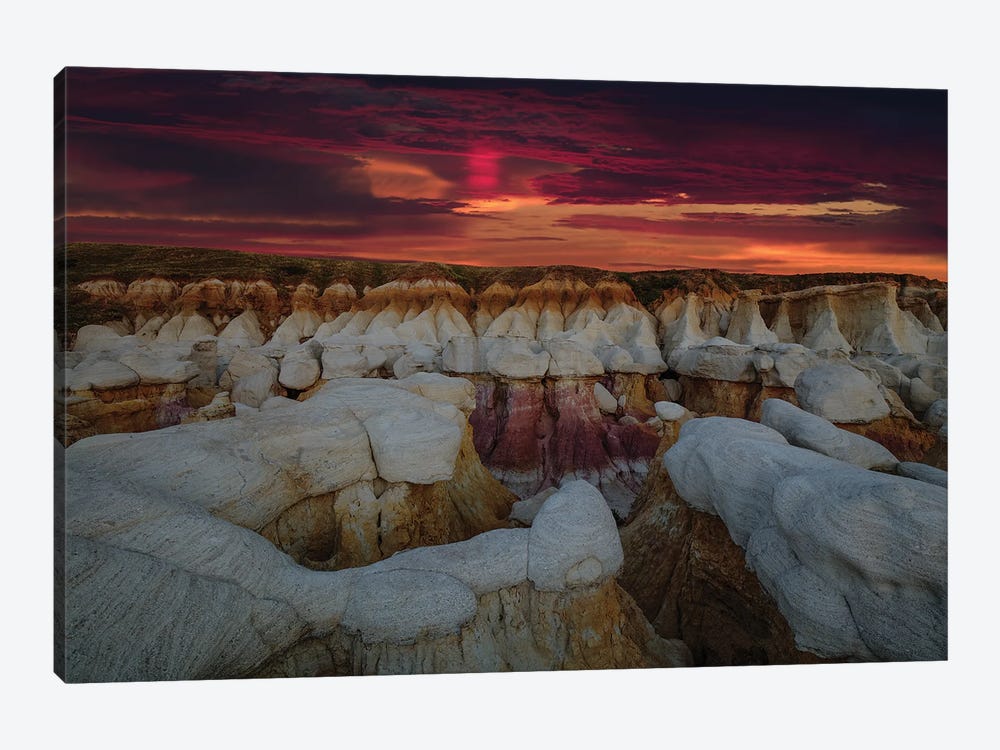 Sunrise Glory Over The Calhan Paint Mines by Bill Sherrell 1-piece Canvas Art Print