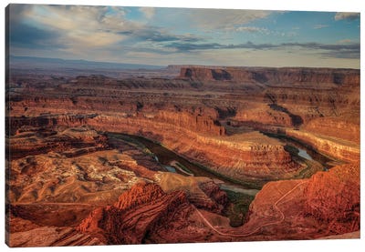 Sunrise Over Dead Horse Canyon II Canvas Art Print - Bill Sherrell