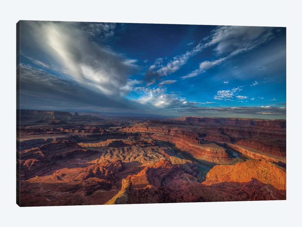 Sunrise Over Dead Horse Canyon VI by Bill Sherrell 1-piece Canvas Print