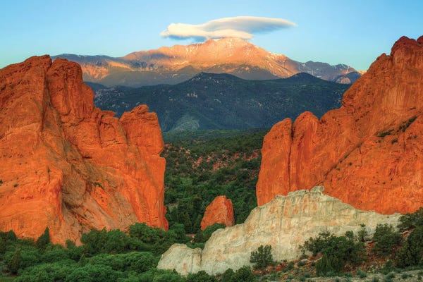 Taking Flight Over Pikes Peak