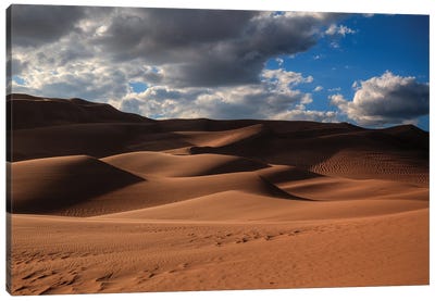 The Great Dunes In Colorado Canvas Art Print - Bill Sherrell