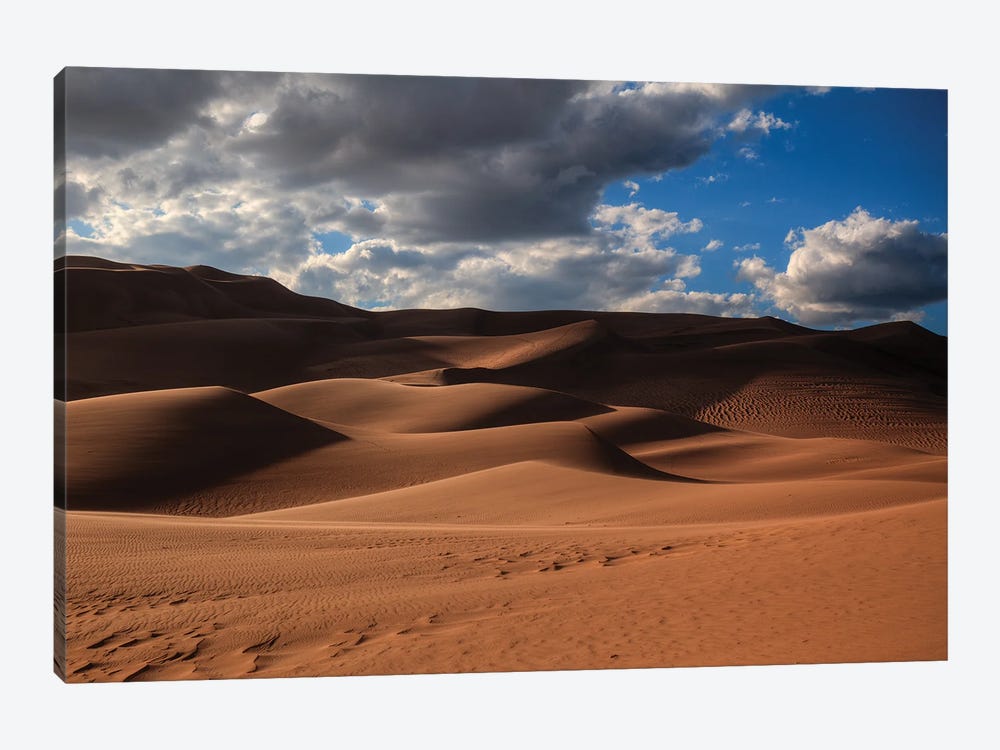 The Great Dunes In Colorado by Bill Sherrell 1-piece Canvas Wall Art