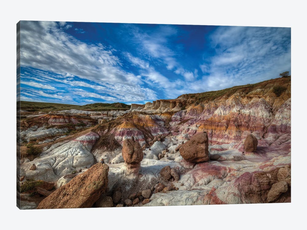 The Calhan Paint Mines by Bill Sherrell 1-piece Canvas Wall Art