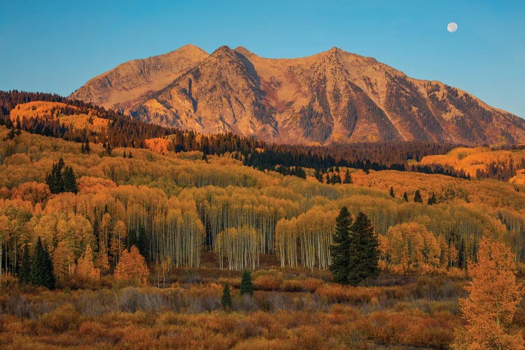 Autumn Sunrise Over East Beckwith Mountain