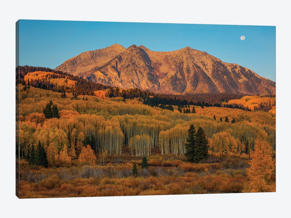 Autumn Sunrise Over East Beckwith Mountain by Bill Sherrell 1-piece Canvas Art