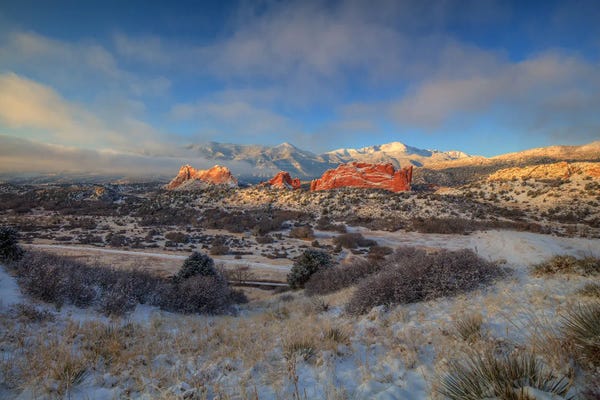 Bill Sherrell: Morning Glory At Garden Of The Gods by Bill Sherrell