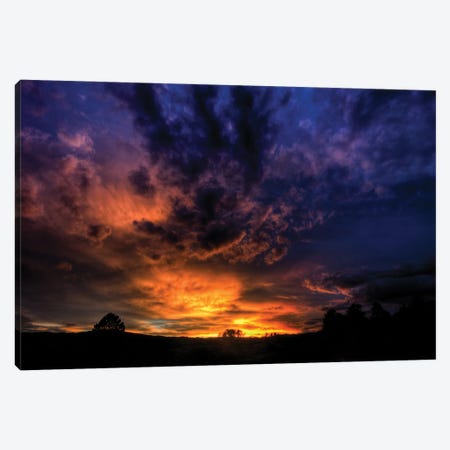A Heavenly Sunset Canvas Print #SHL358} by Bill Sherrell Art Print