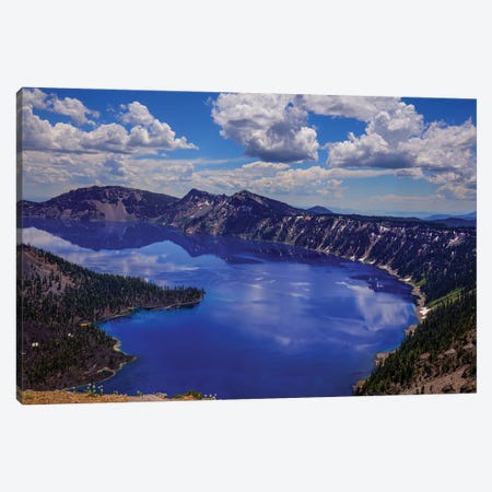 Crater Lake II Canvas Print #SHL364} by Bill Sherrell Canvas Art Print
