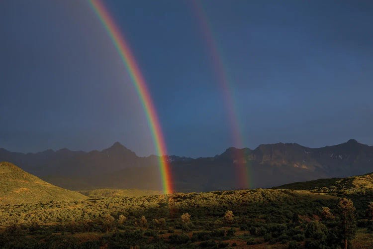 Double Rainbow Over Mount Sneffels