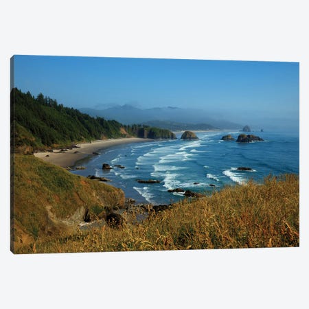 The Oregon Coast Canvas Print #SHL388} by Bill Sherrell Canvas Wall Art